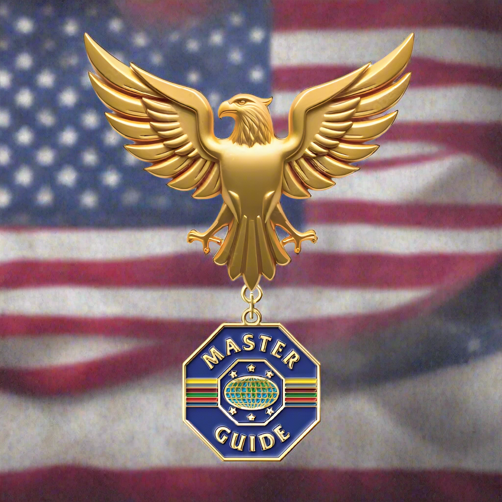 Master Guide Golden Eagle Pin