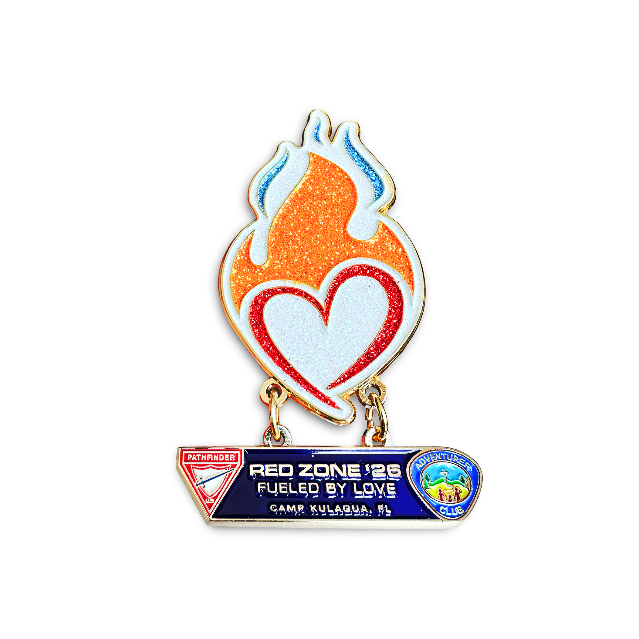 Red Zone 2026 "Fueled by Love" Pin