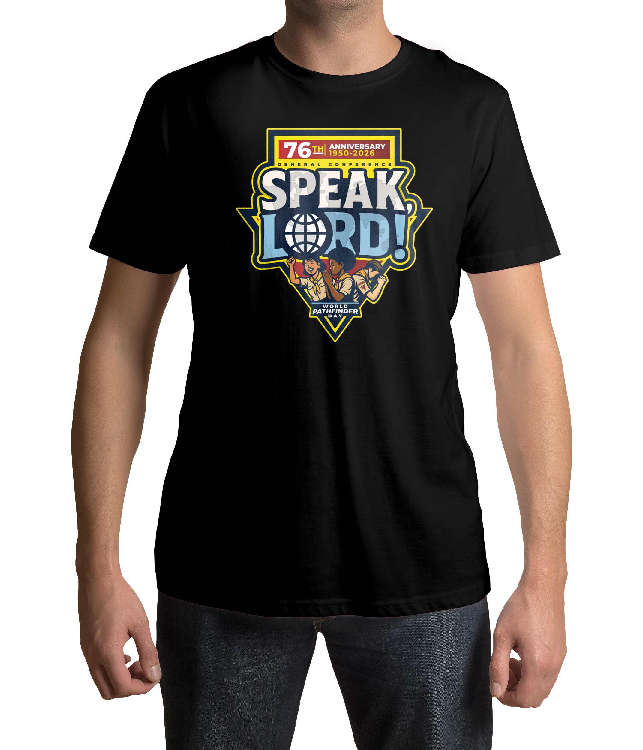 World Pathfinder Day 2026 "Speak Lord" T-shirt
