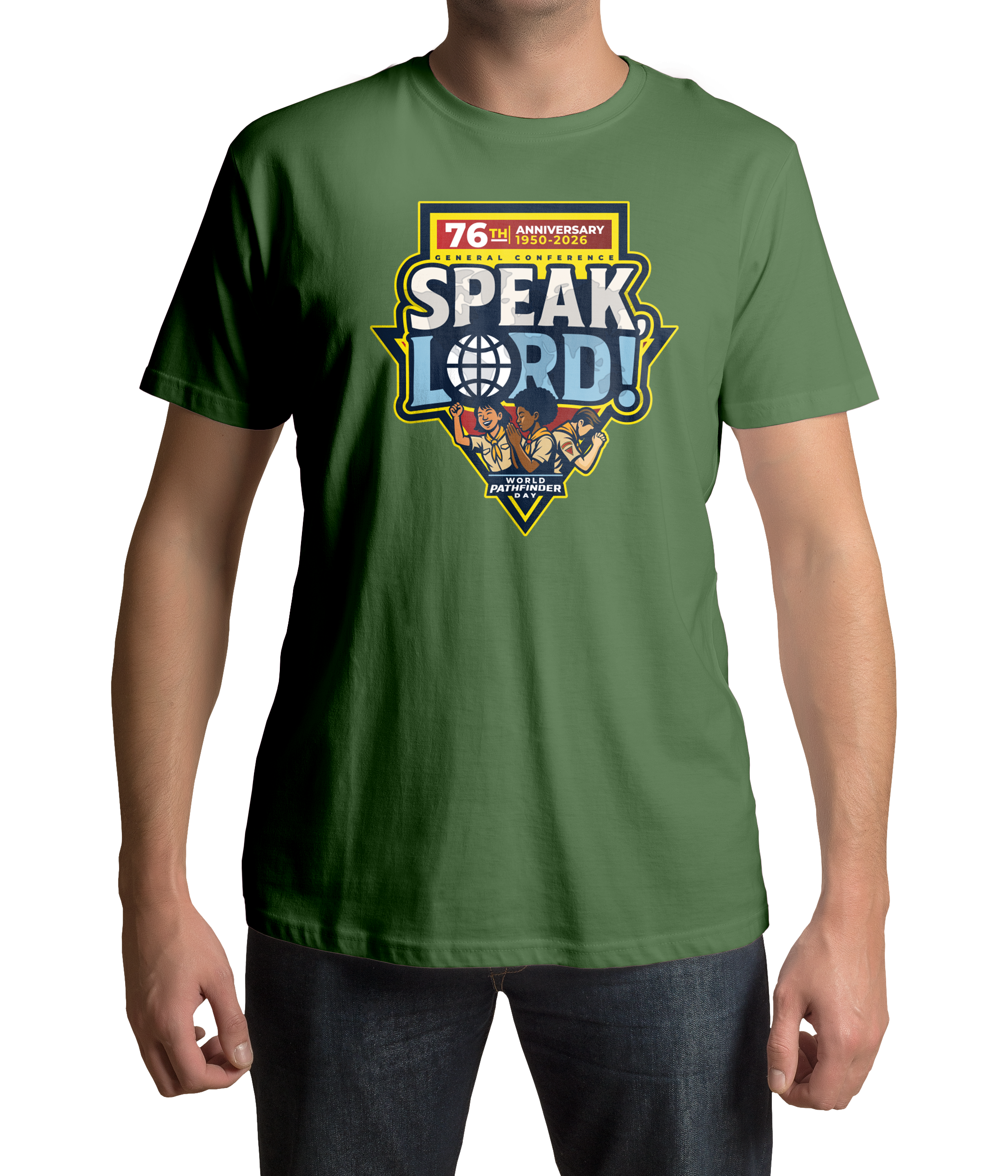 World Pathfinder Day 2026 "Speak Lord" T-shirt