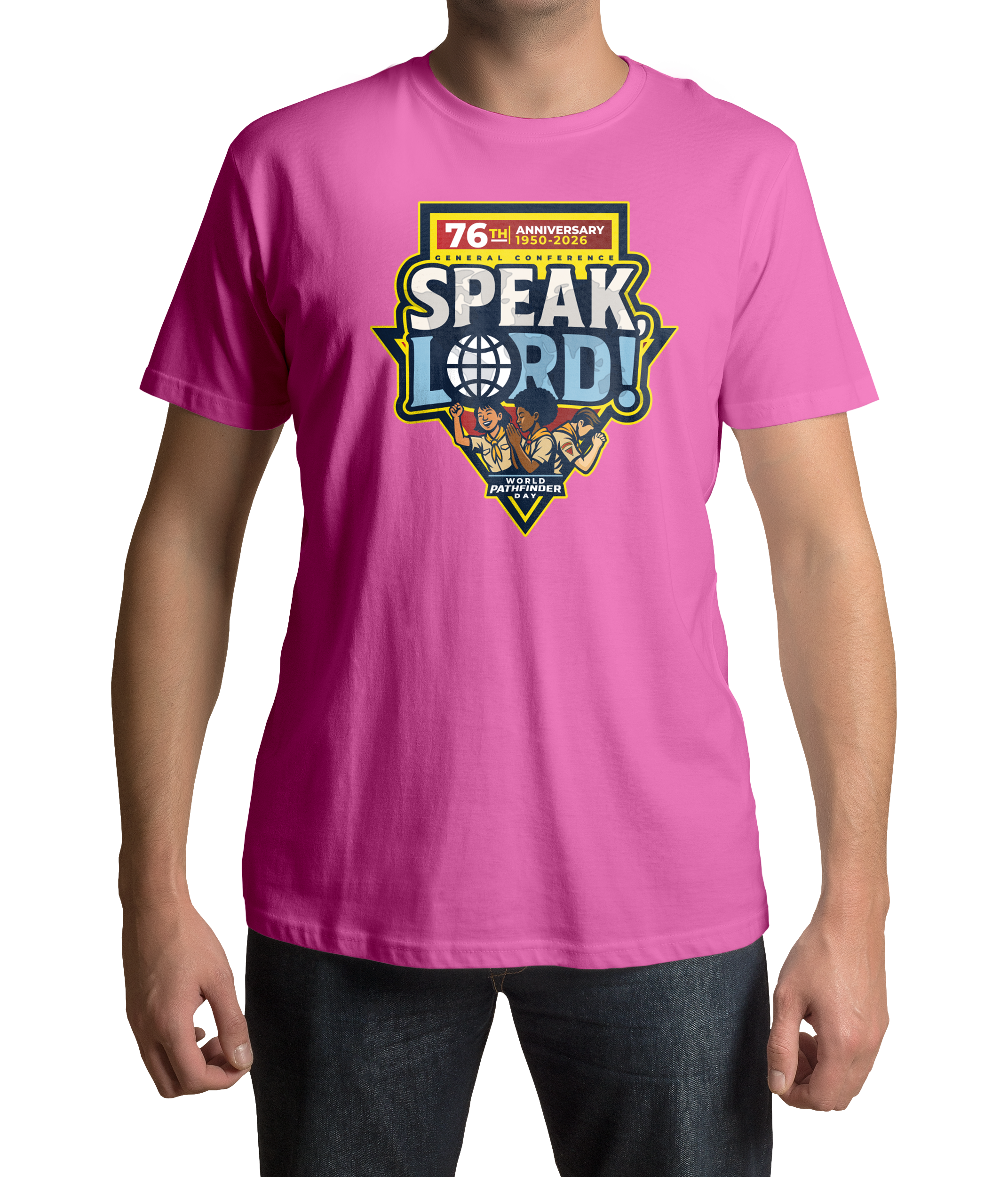 World Pathfinder Day 2026 "Speak Lord" T-shirt