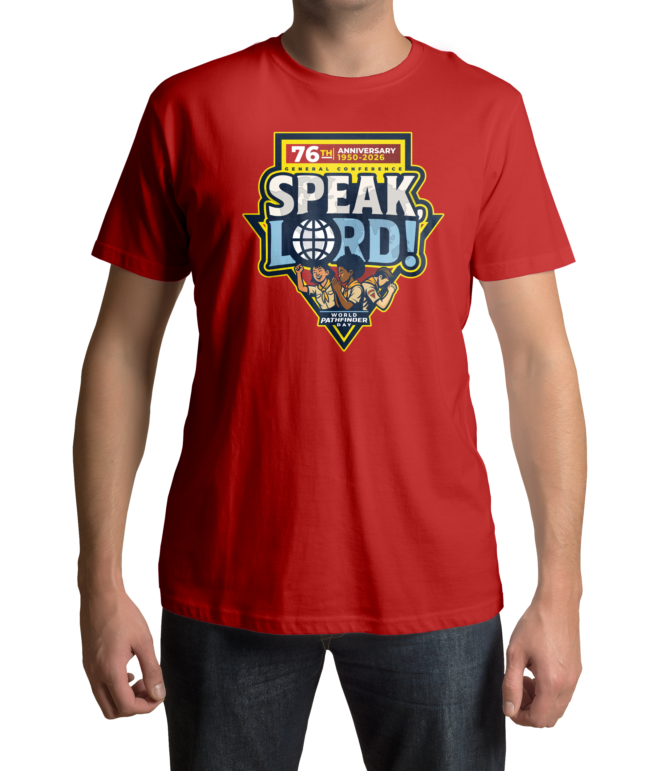 World Pathfinder Day 2026 "Speak Lord" T-shirt