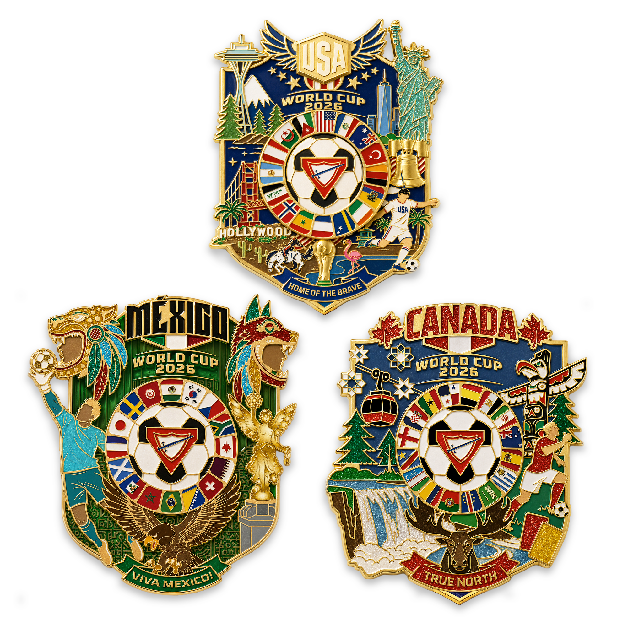(PRE-ORDER) Pathfinder North America World Cup 2026 Pin Set (Limited Edition)
