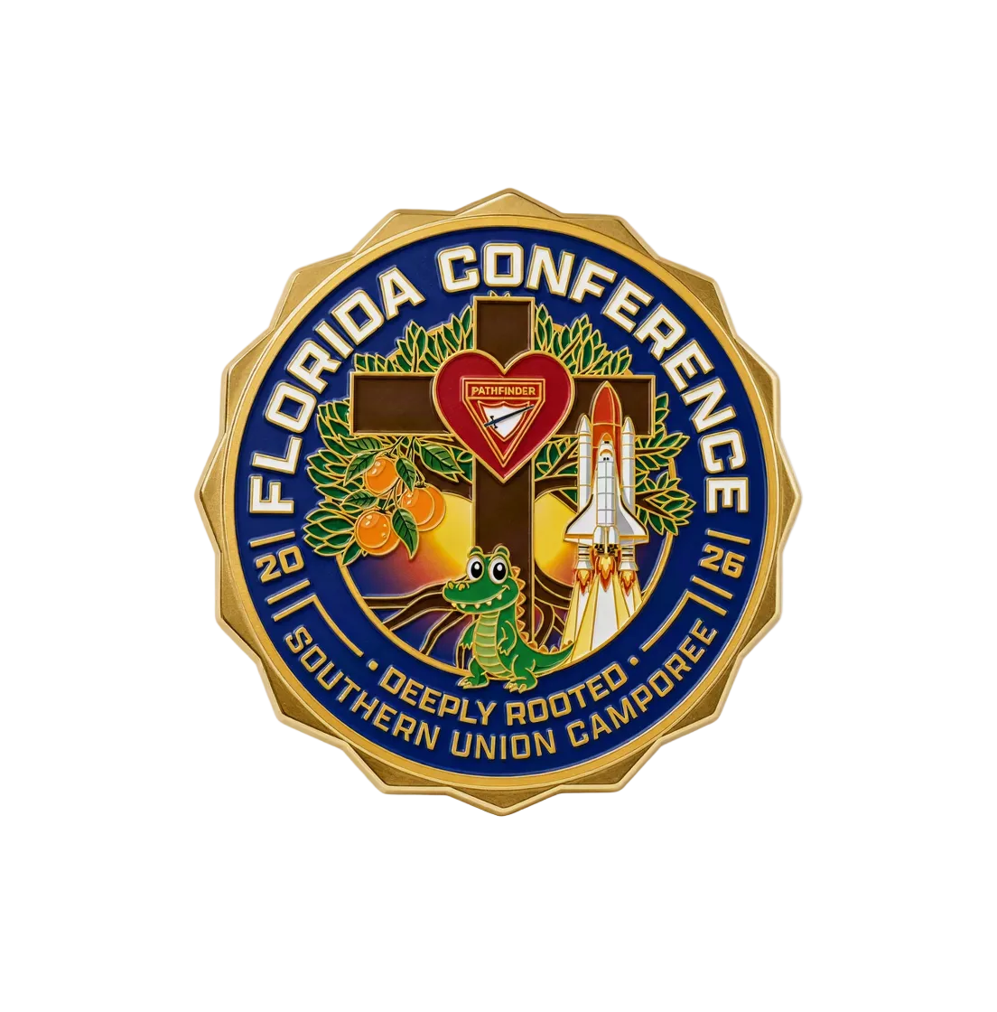 Florida Conference Southern Union Pathfinder Camporee Pin (Classic)