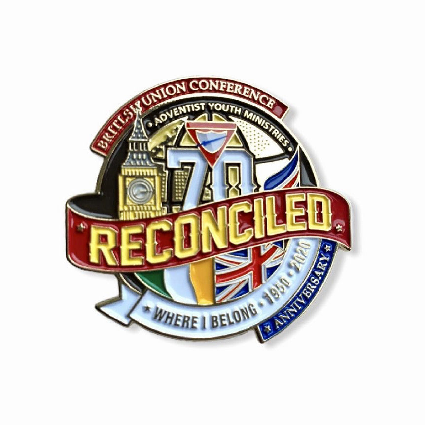 Pin conmemorativo del Día del Pionero Mundial de la Unión Británica por su 70.º aniversario