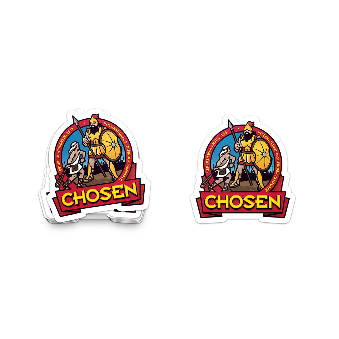 Chosen Pathfinder Camporee 2019 Sticker - Pinfinder Club