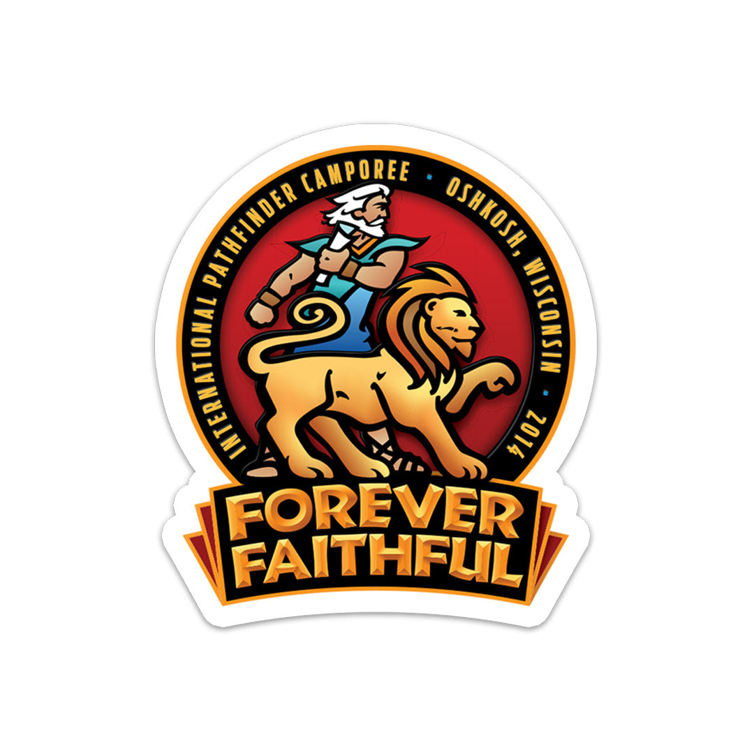 Forever Faithful Pathfinder Camporee 2014 Sticker - Pinfinder Club