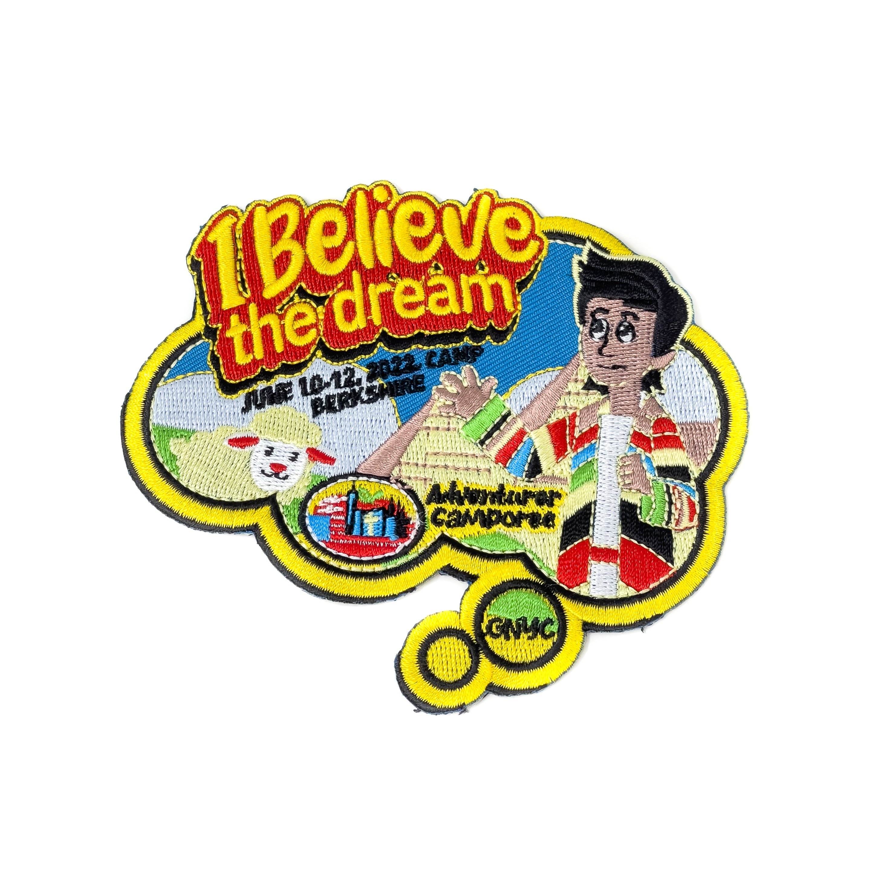 GNYC Adventurer Camporee 2022 "I Believe the Dream" Pin & Patch (Bundle)