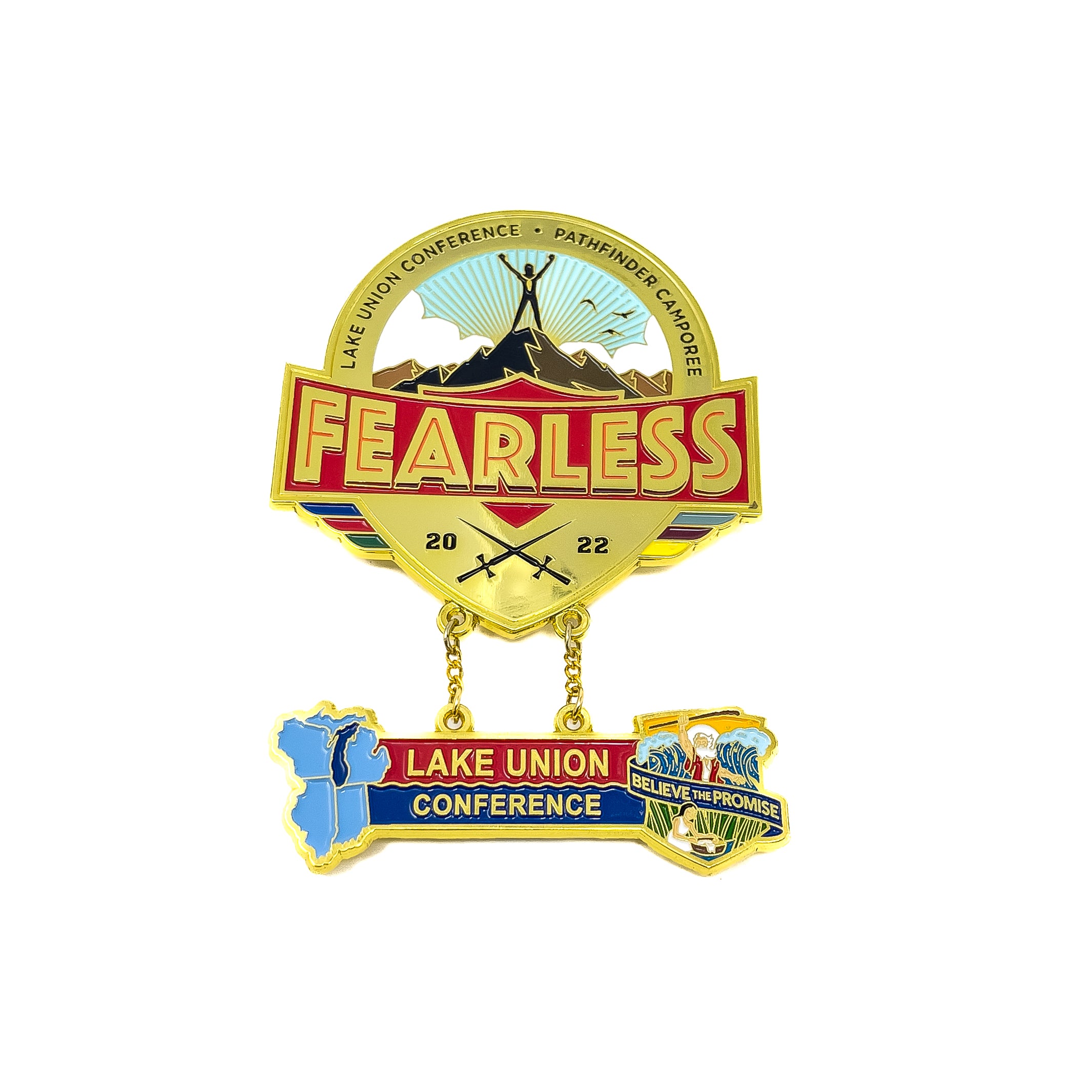 Fearless Lake Union Pathfinder Camporee 2022 Pin