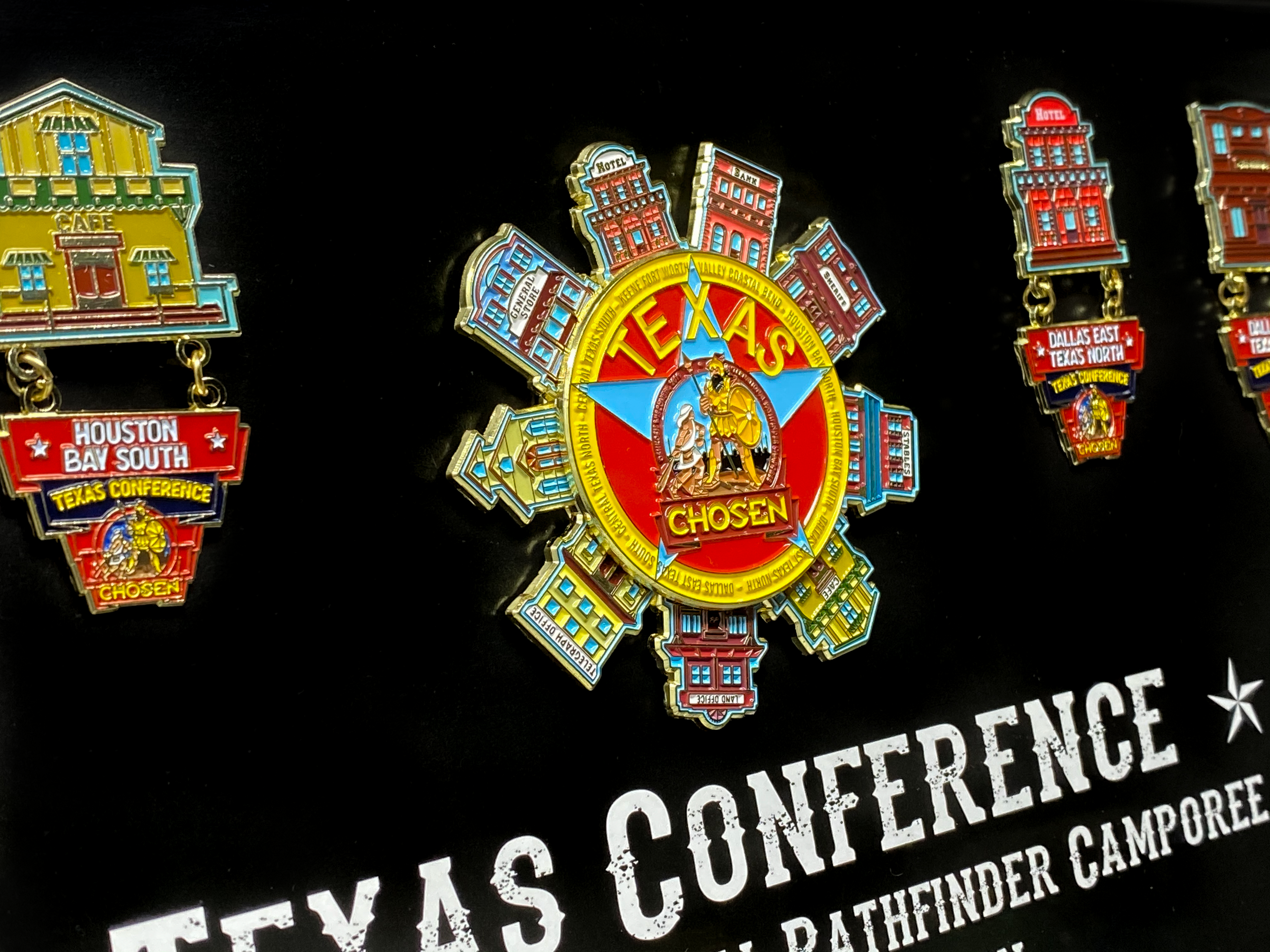 Texas Conference Chosen 2019 Camporee Pin Collection - Pinfinder Club