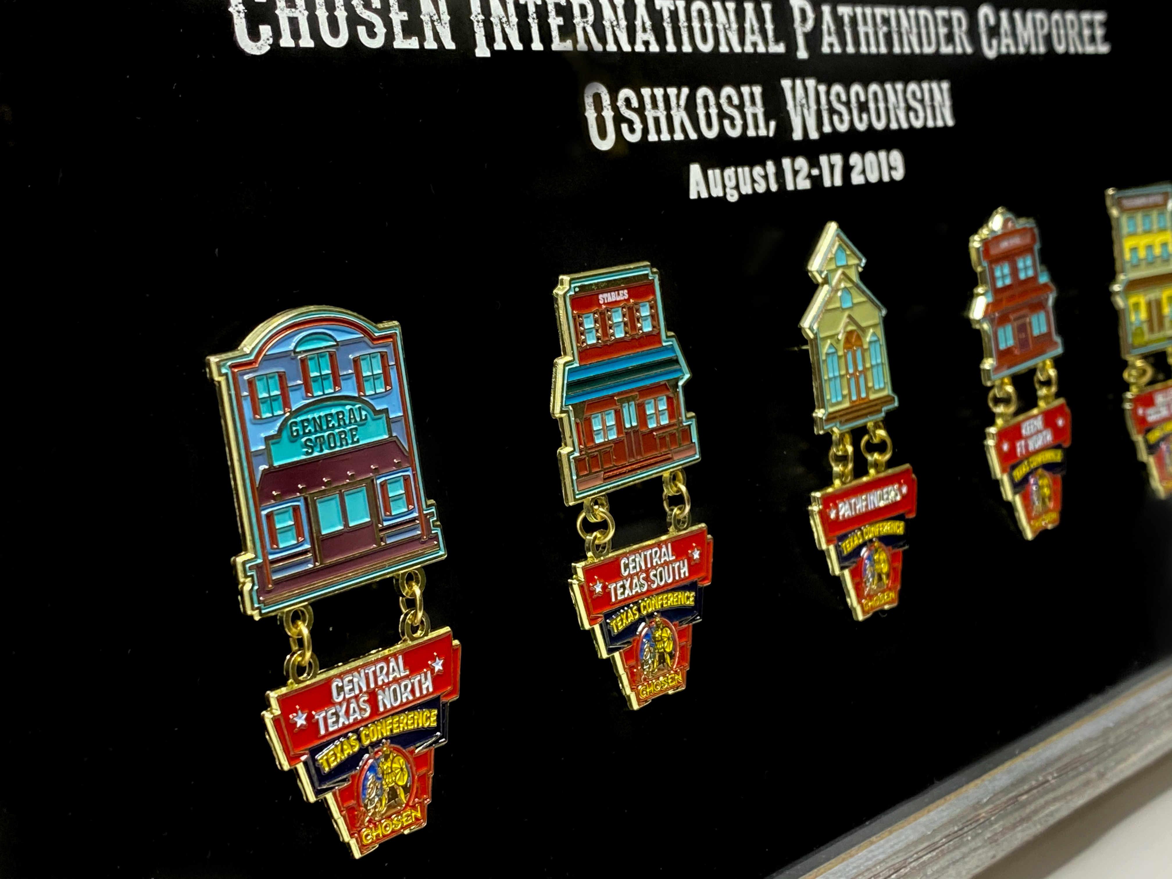 Texas Conference Chosen 2019 Camporee Pin Collection - Pinfinder Club