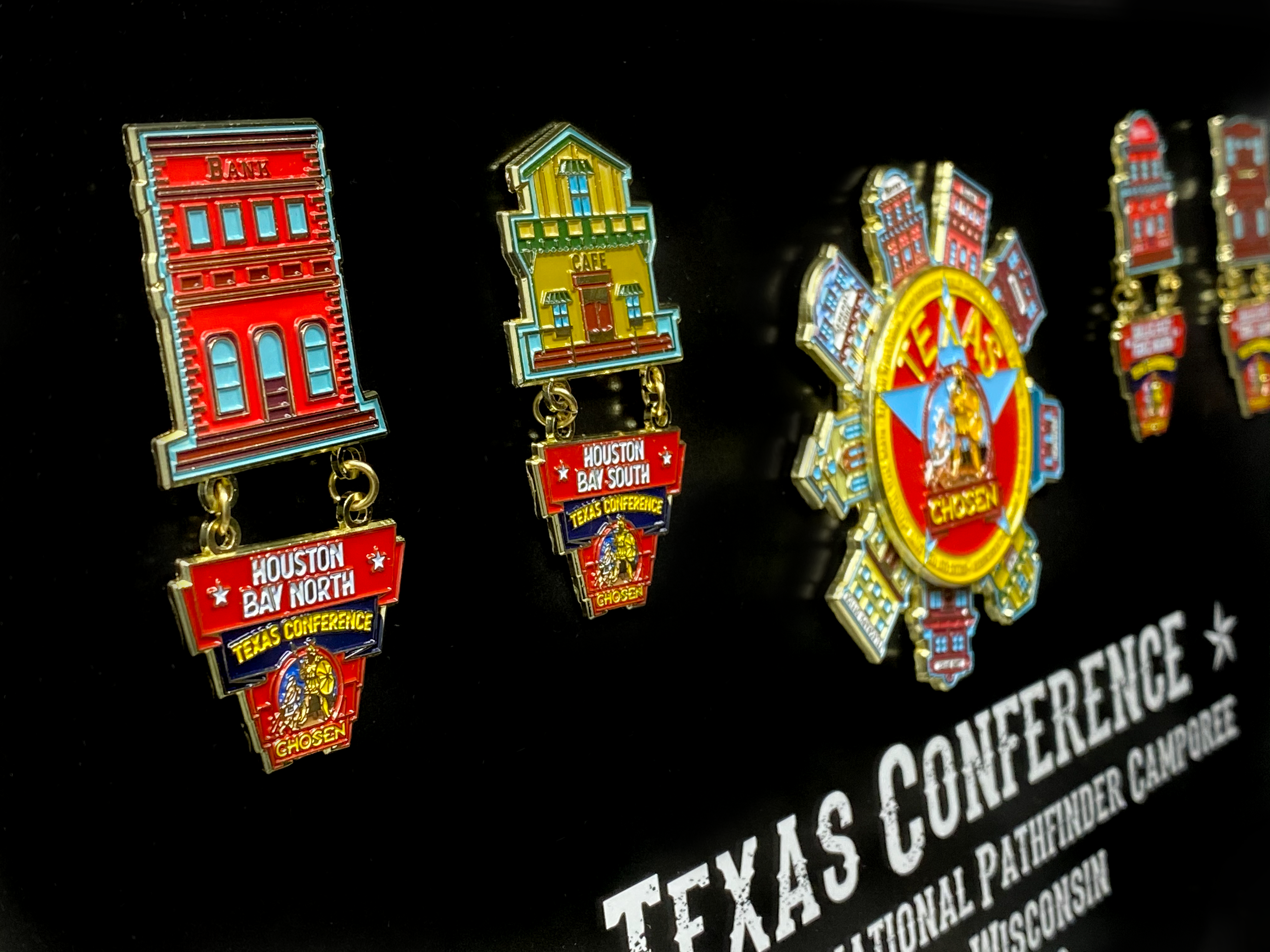 Texas Conference Chosen 2019 Camporee Pin Collection - Pinfinder Club