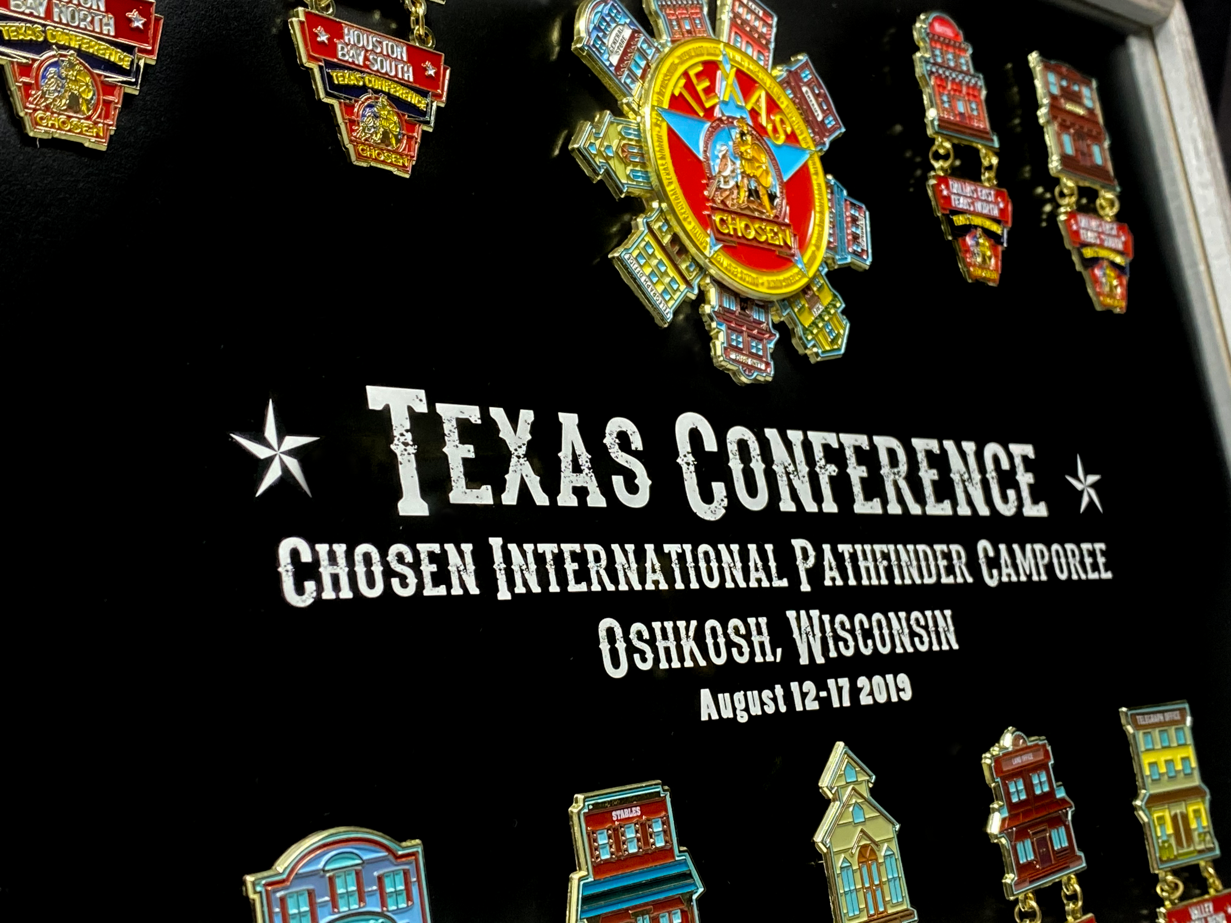 Texas Conference Chosen 2019 Camporee Pin Collection - Pinfinder Club